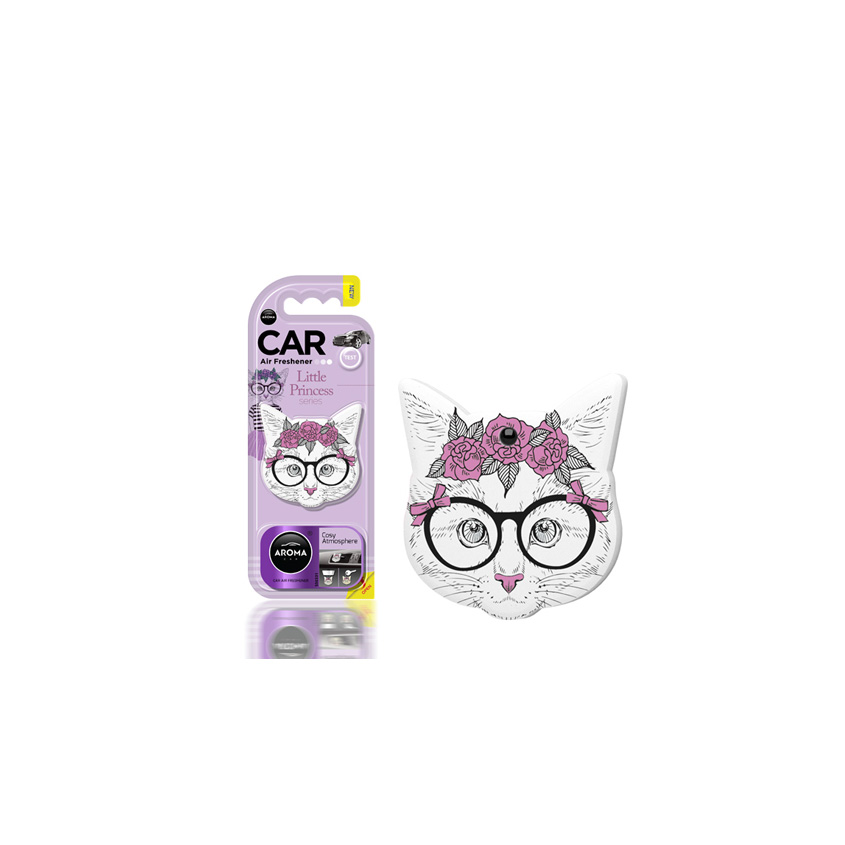 

Ароматизатор для машин AROMA CAR LITTLE CAT PRINCESS Cosy Atmosphere 10,5 г