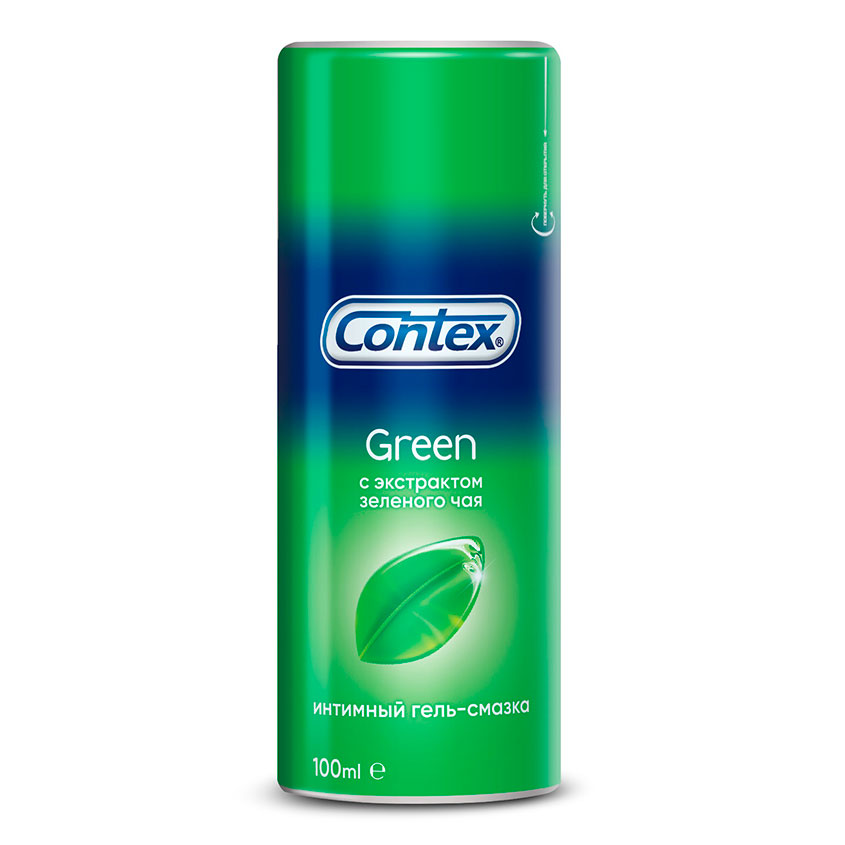 Гель-смазка интимная CONTEX Green с антиоксидантами 100 мл гель смазка contex green с экстрактом зеленого чая 30 мл зеленый чай
