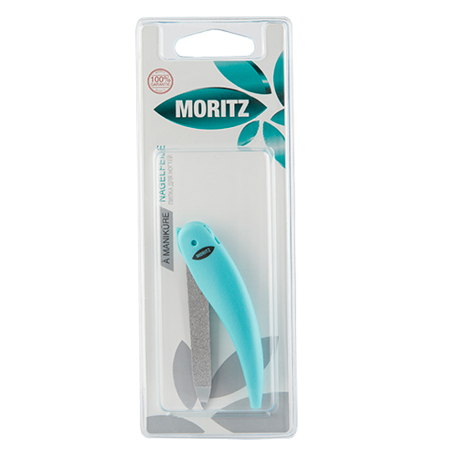

Пилка для ногтей MORITZ двусторонняя с сапфировым напылением складная 150/220