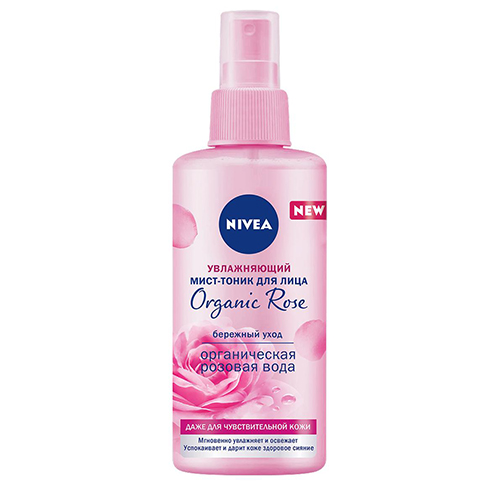 

Мист-тоник NIVEA ORGANIC ROSE увлажняющий с органической розовой водой 150 мл