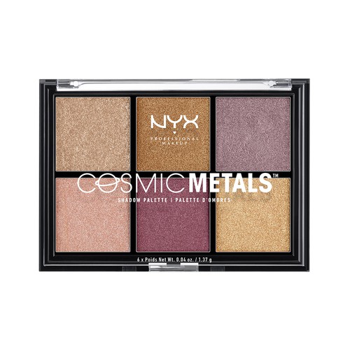

Палетка теней для век NYX PROFESSIONAL MAKEUP COSMIC METALS с металлическим эффектом
