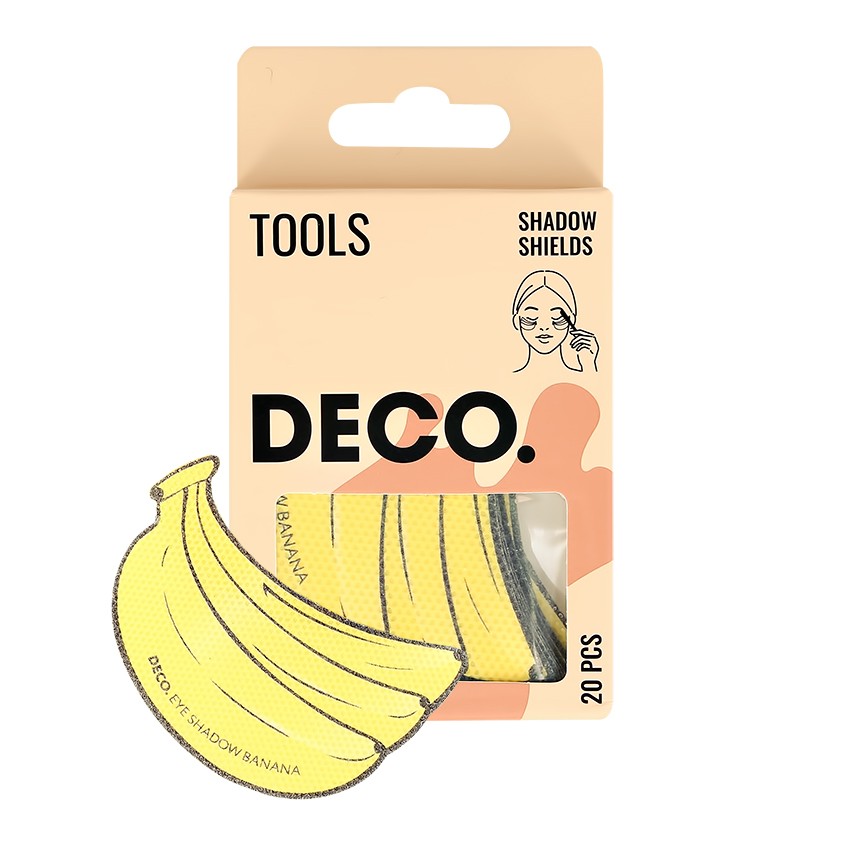 deco deco патчи под глаза гелевые Патчи для макияжа DECO. самоклеящиеся 20 шт banana