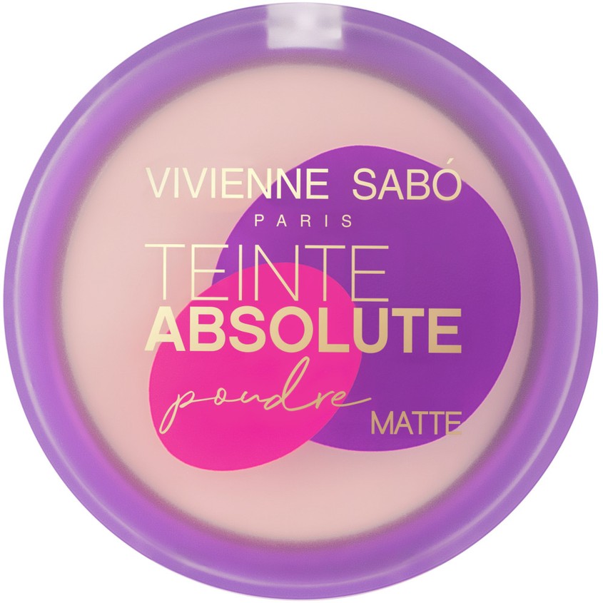 Пудра компактная для лица VIVIENNE SABO TEINTE ABSOLUTE MATTE матирующая тон 02 - фото 1