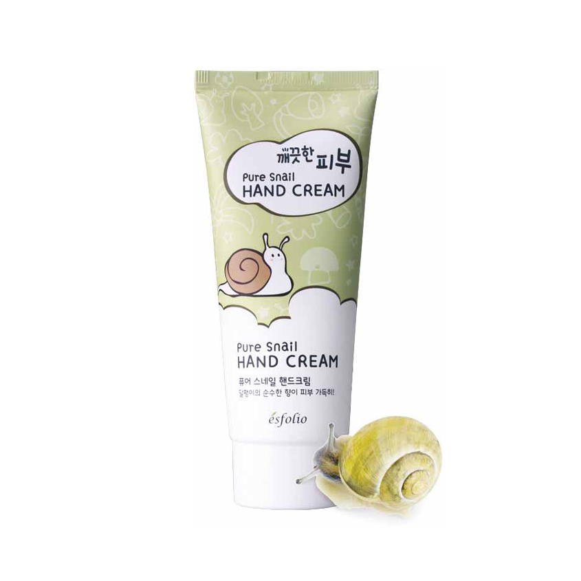Крем для рук ESFOLIO с экстрактом секрета улитки 100 мл