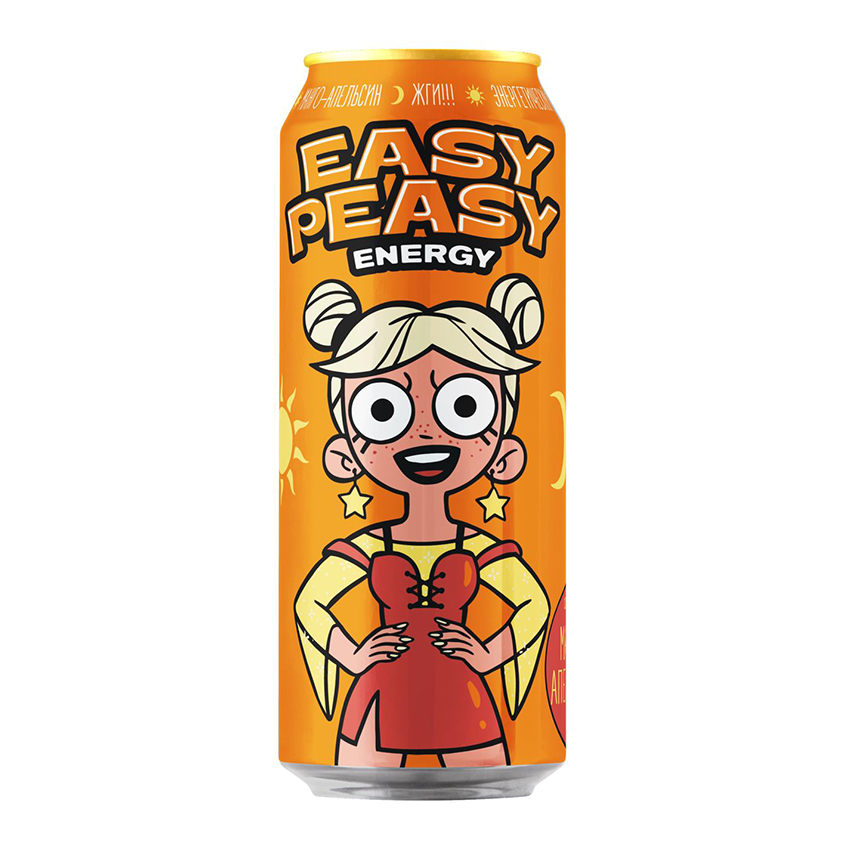 

Энергетический напиток EASY PEASY Манго-апельсин 450 мл