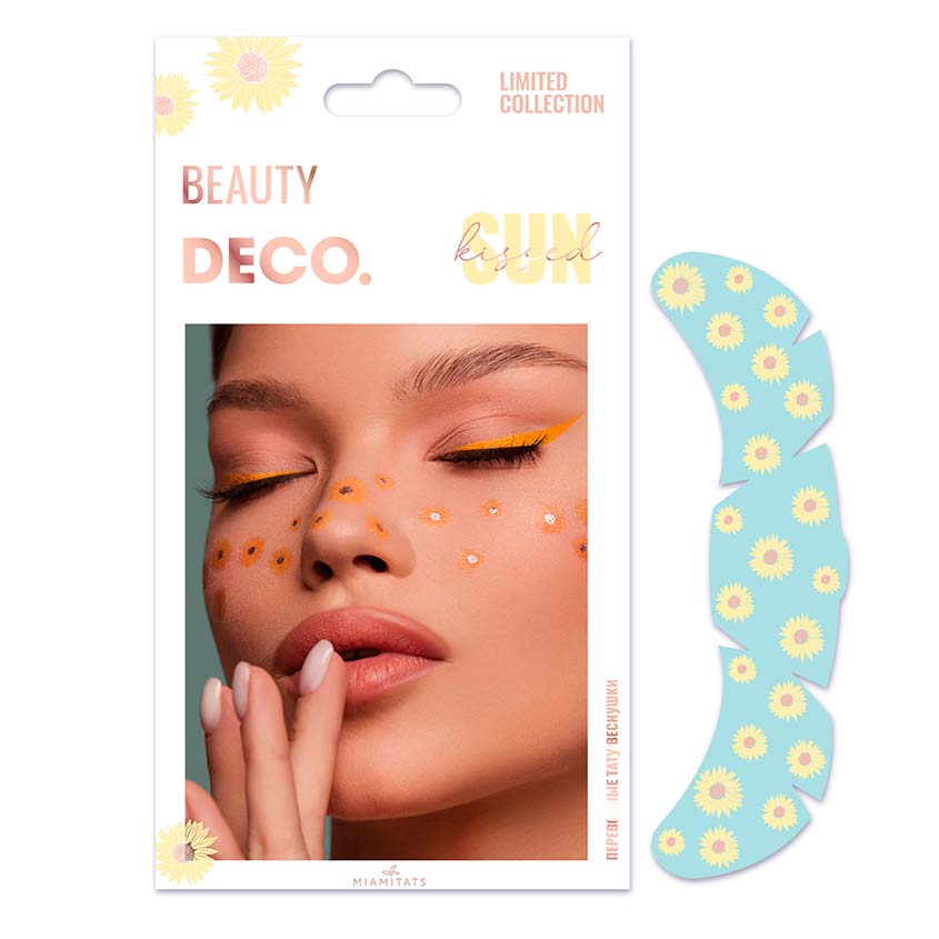 

Переводные тату-веснушки DECO. SUN KISSED by Miami tattoos Sunflower