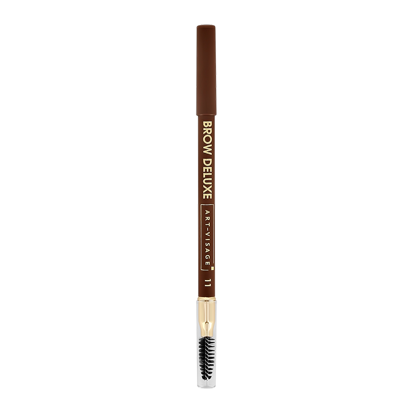 Карандаш для бровей ART-VISAGE BROW DELUXE пудровый тон 11 пепельно-русый карандаш для бровей пудровый art visage brow deluxe тон 12 коричневый
