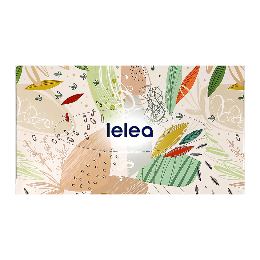 Салфетки бумажные `LELEA` 2-х слойные Spring 100 шт