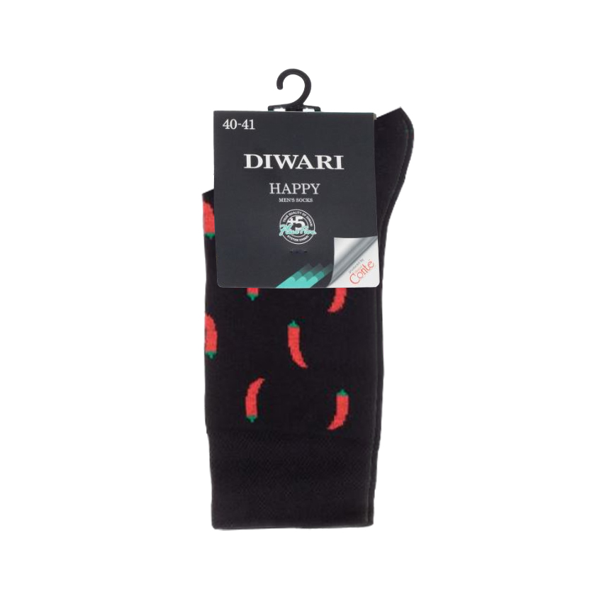 

Носки мужские DIWARI DW HAPPY черный 44-45 061