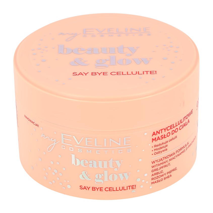 

Крем-баттер для тела EVELINE BEAUTY GLOW антицеллюлитный 200 мл