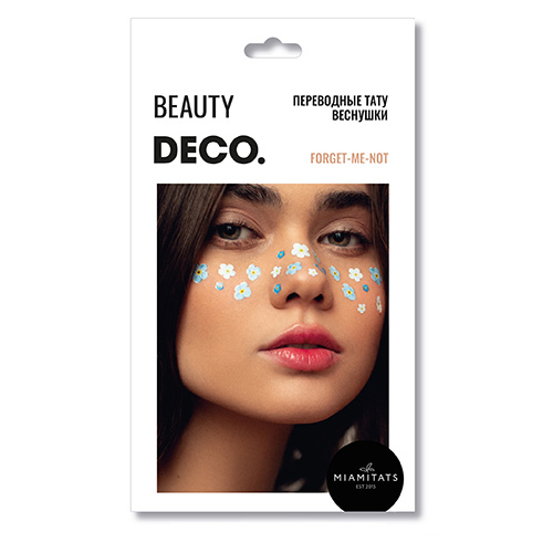 

Набор переводных тату-веснушек DECO. by Miami tattoos Forget-me-not