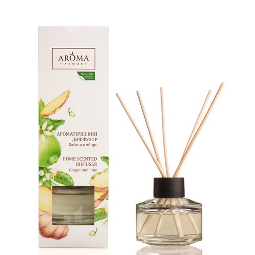 Интерьерные духи AROMA HARMONY Лайм и имбирь 50 мл