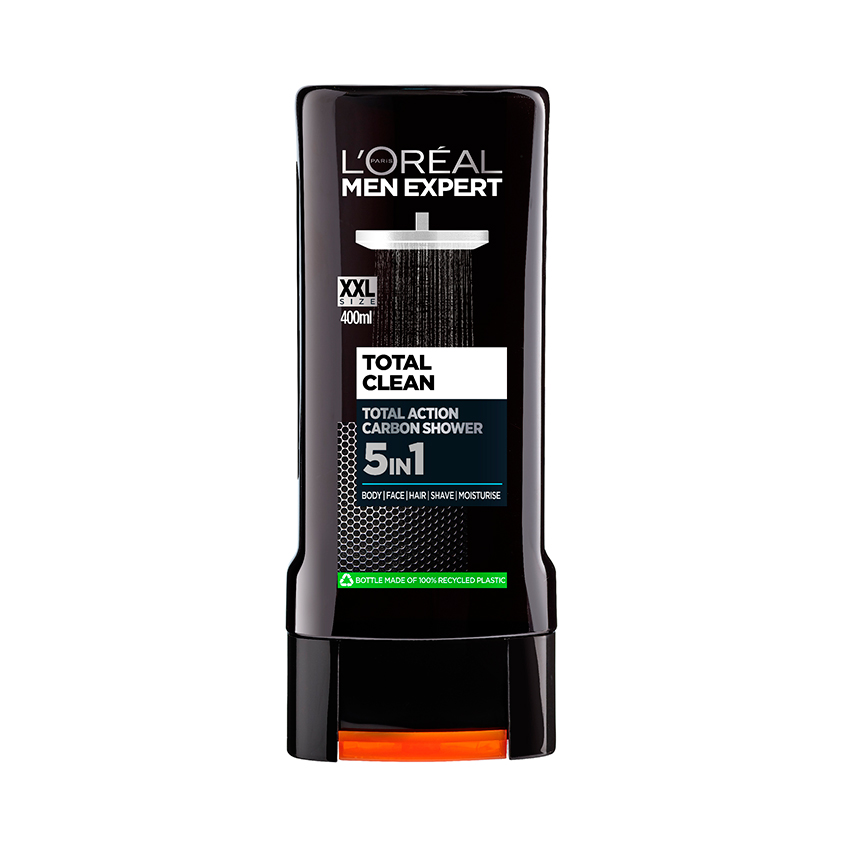 Гель для душа LOREAL MEN EXPERT PURE CARBON 5 в 1 400 мл