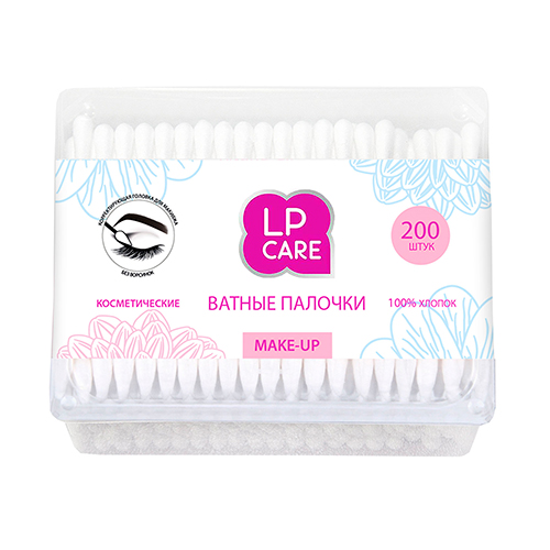

Палочки ватные LP CARE косметические 200 шт