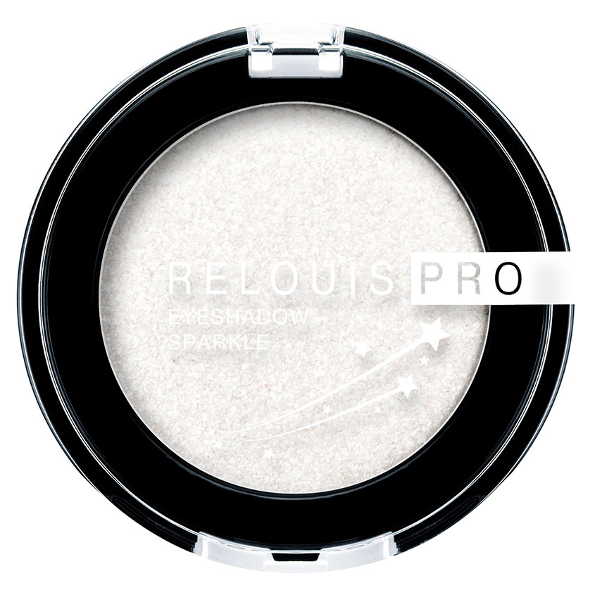 RELOUIS Тени для век RELOUIS RELOUIS PRO EYESHADOW SPARKLE тон 01 snow