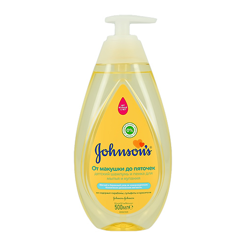 

Пенка-шампунь JOHNSONS BABY От макушки до пяток 500 мл