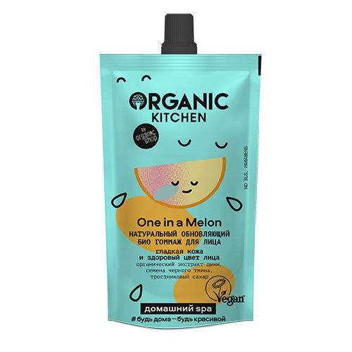 ORGANIC KITCHEN Гоммаж для лица ORGANIC KITCHEN обновляющий 100 мл крем для лица organic kitchen you are pearfect обновляющий 100 мл