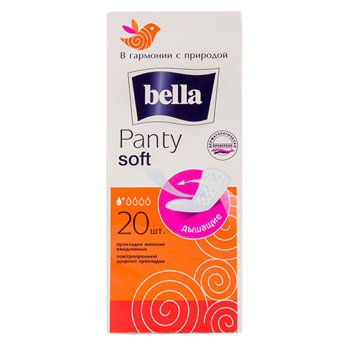 Прокладки ежедневные `BELLA` PANTY Soft 20 шт