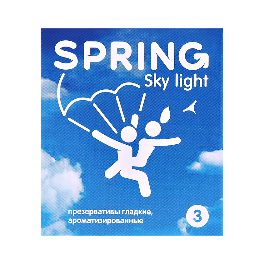 Презервативы SPRING SKY LIGHT ультратонкие 3 шт