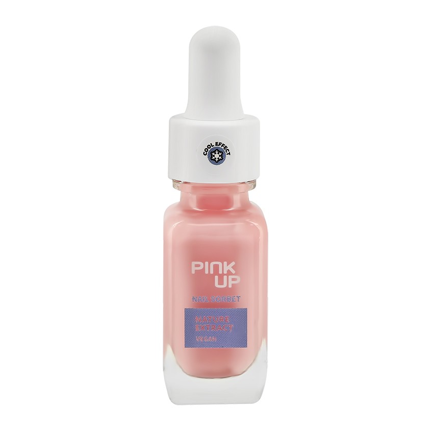 Средство по уходу за ногтями и кутикулой PINK UP NAIL SORBET на водной основе с экстрактом винограда 11 мл pink up средство по уходу за ногтями и кутикулой pink up nail sorbet на водной основе с экстрактом киви 11 мл