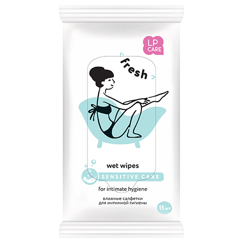 

Салфетки влажные LP CARE FRESH для интимной гигиены 15 шт