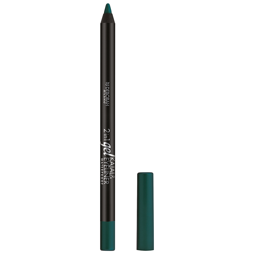 Карандаш для глаз DEBORAH 2 IN 1 GEL KAJAL &amp; EYELINER PENCIL гелевый тон 04 зеленый