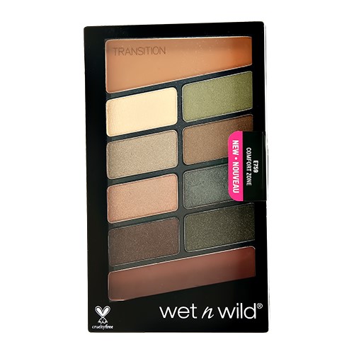 Палетка теней для век `WET N WILD` COLOR ICON тон E759 comfort zone (10 оттенков)