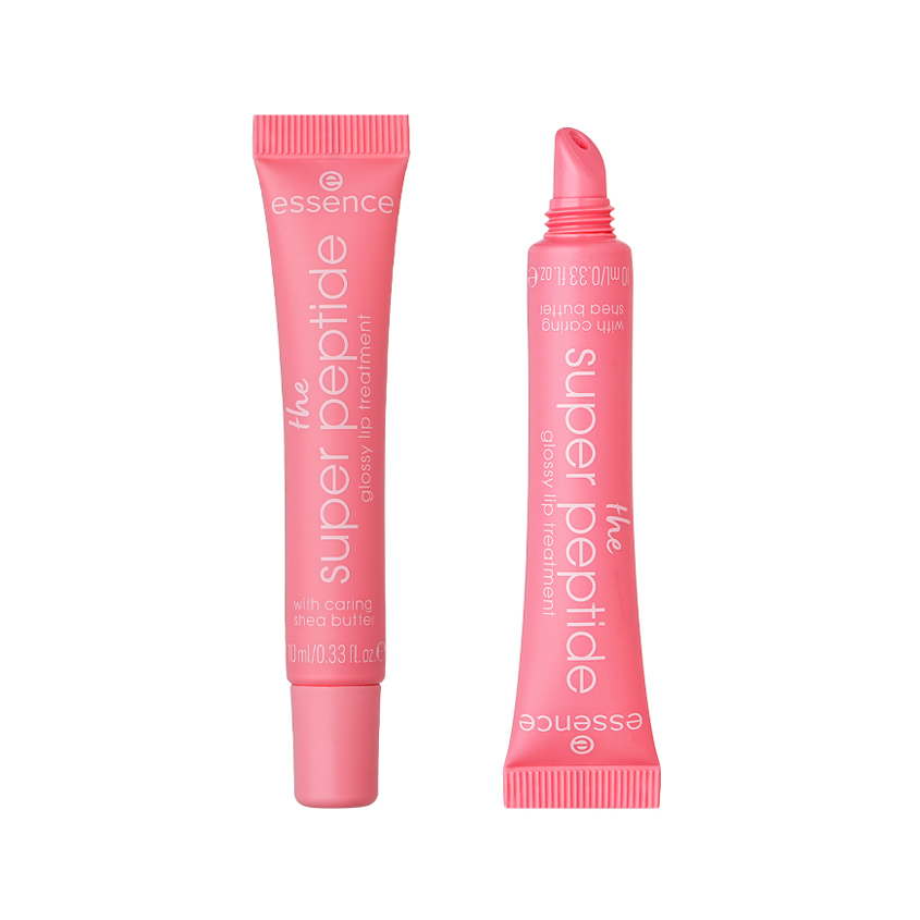 Бальзам для губ ESSENCE THE SUPER PEPTIDE ухаживающий c глянцевым финишем тон 04 Coralized!