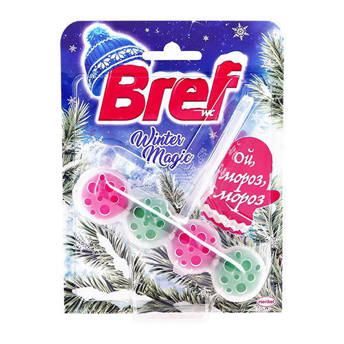 

Подвеска для унитаза BREF WINTER MAGIC Ой, мороз, мороз 50 г