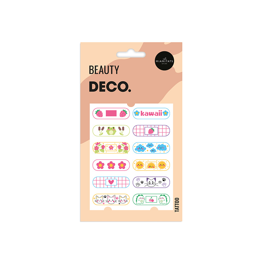 Татуировка для тела DECO. KAWAII COLLECTION by Miami tattoos переводная Plasters