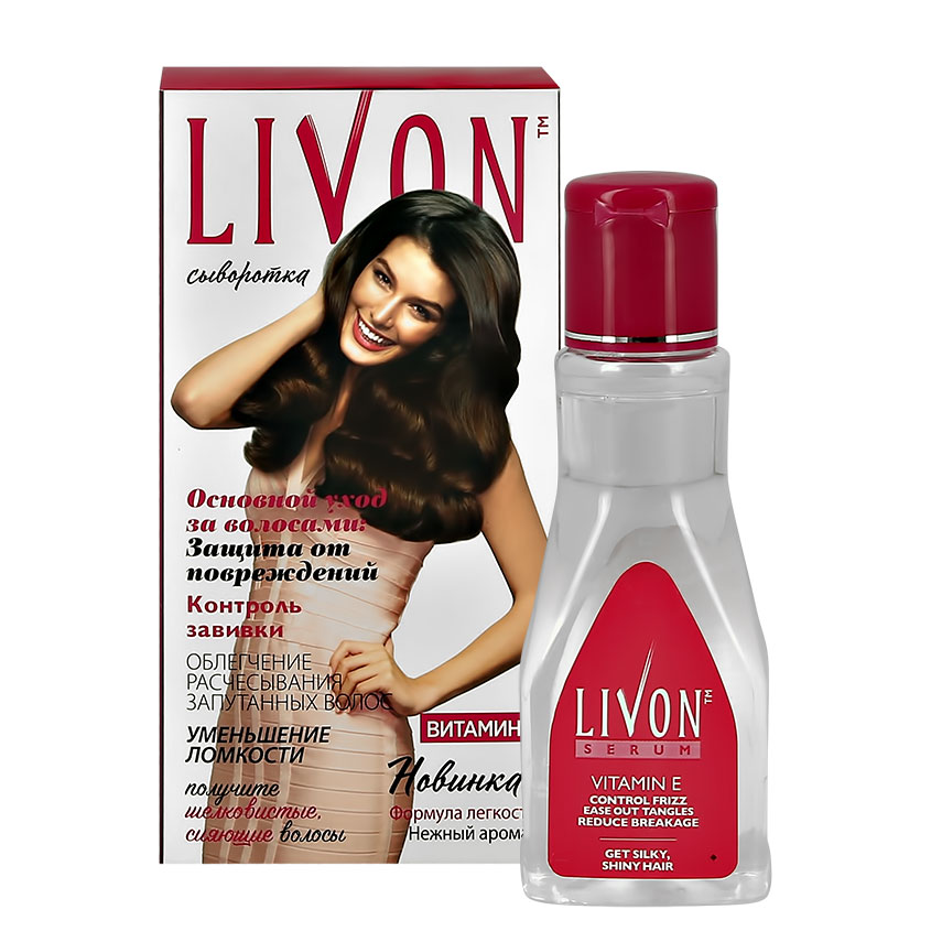 

Сыворотка для волос LIVON с витамином E 100 мл