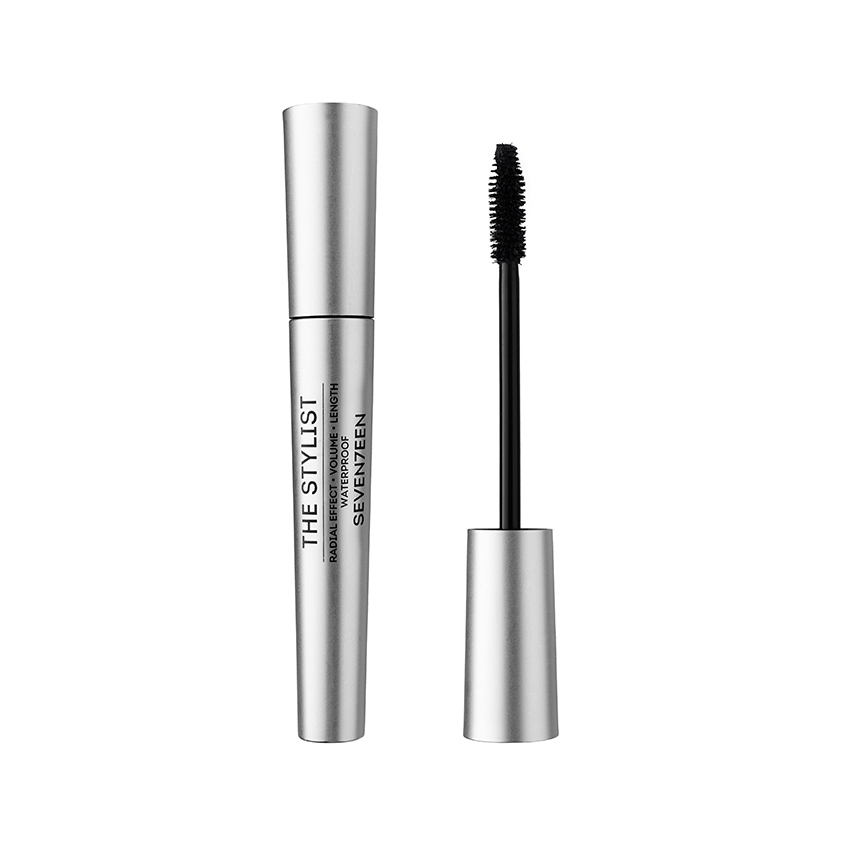 Тушь для ресниц SEVENTEEN THE STYLIST WATERPROOF водостойкая удлинение и объем тон 01 Черный