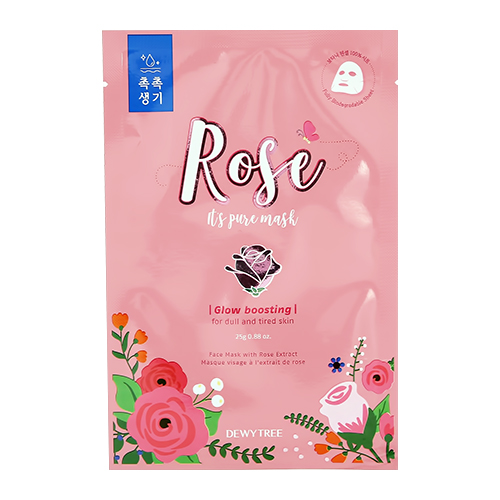 

Маска для лица DEWYTREE ITS PURE Роза для сияния кожи 25 г