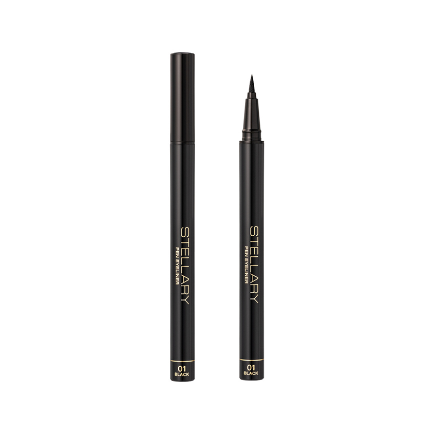 Подводка для глаз STELLARY EYELINER PEN с фетровым аппликатором тон 01 Черный