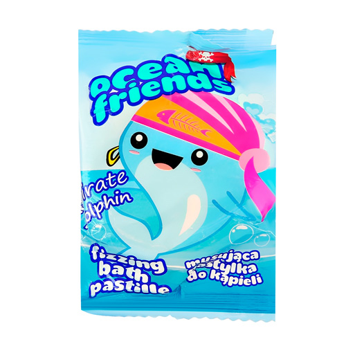 

Соль для ванн MARBA OCEAN FRIENDS детская цветная в ассортименте 40 г