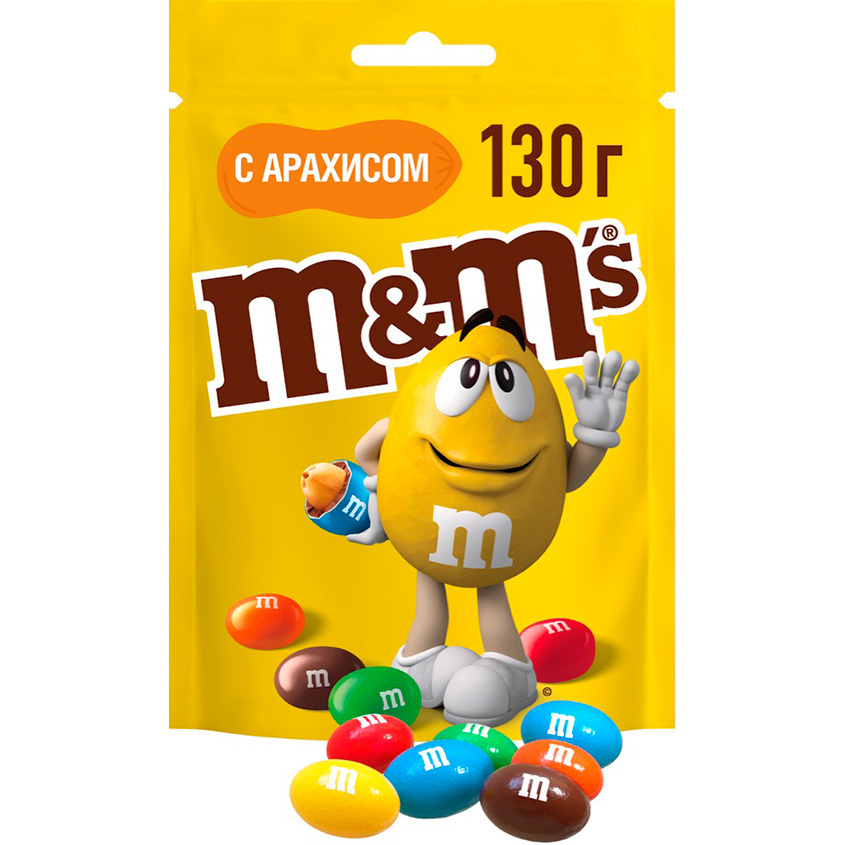 

Драже M & MS с арахисом и молочным шоколадом 80 г