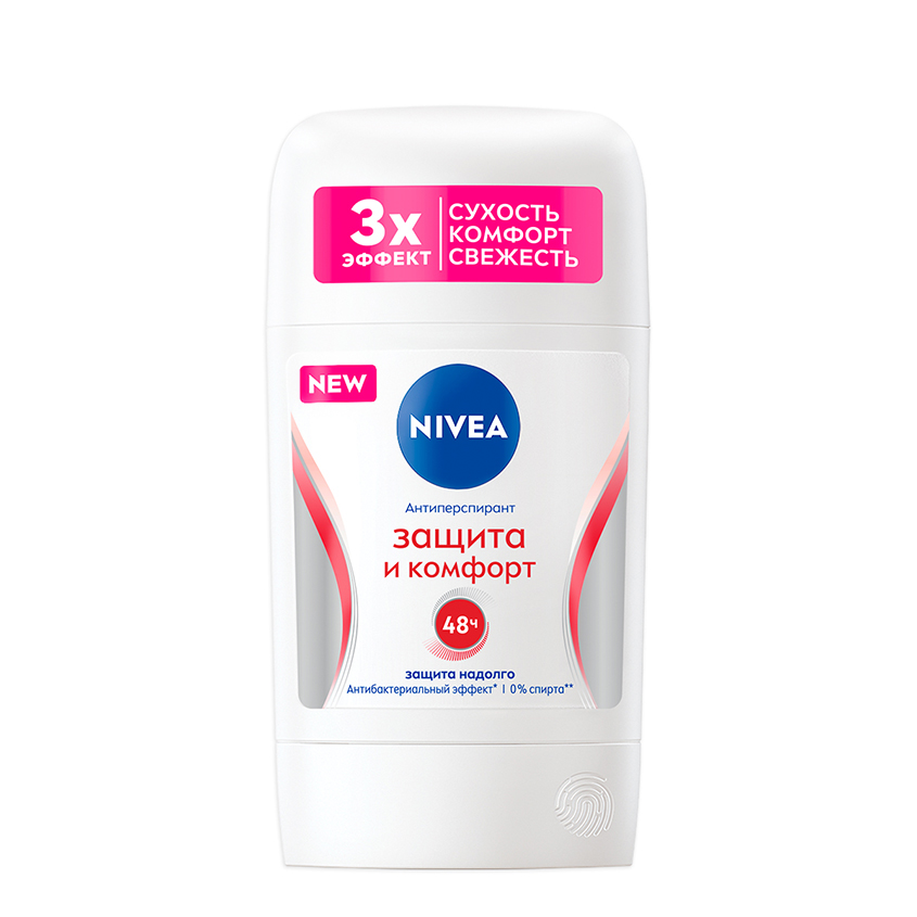 Део-стик жен. NIVEA ЗАЩИТА И КОМФОРТ антиперспирант 50 мл фото