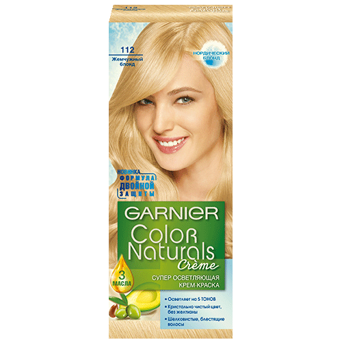 

Краска для волос GARNIER COLOR NATURALS тон 112 Жемчужный блонд