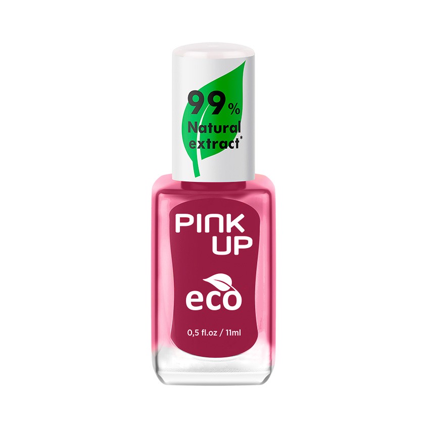 Лак для ногтей `PINK UP` `ECO` тон 25 с натуральными ингредиентами 11 мл