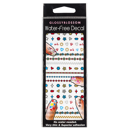 

Наклейки для ногтей GLOSSYBLOSSOM WATER FREE DECAL