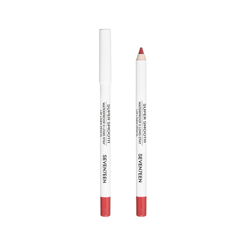 Карандаш для губ SEVENTEEN SUPER SMOOTH W/P LIP LINER водойстойкий с витамином Е тон 10 Томат