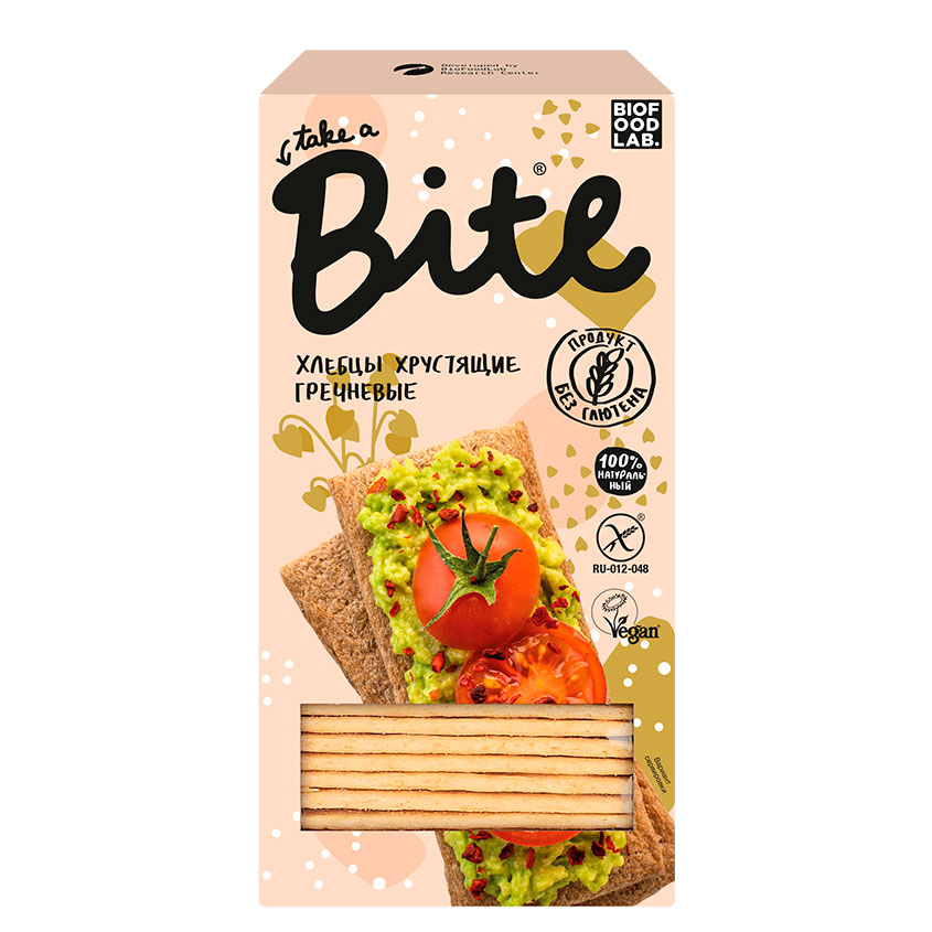 Хлебцы хрустящие TAKE A BITE SNACK TIME гречневые 150 г