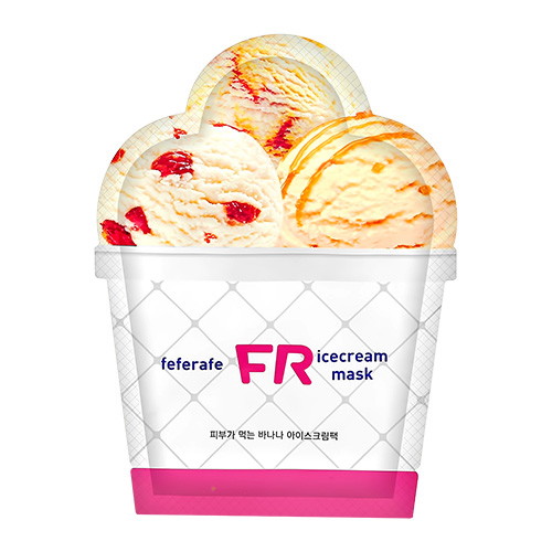 

Маска для лица FEFERAFE ICE CREAM с экстрактом банана 25 мл