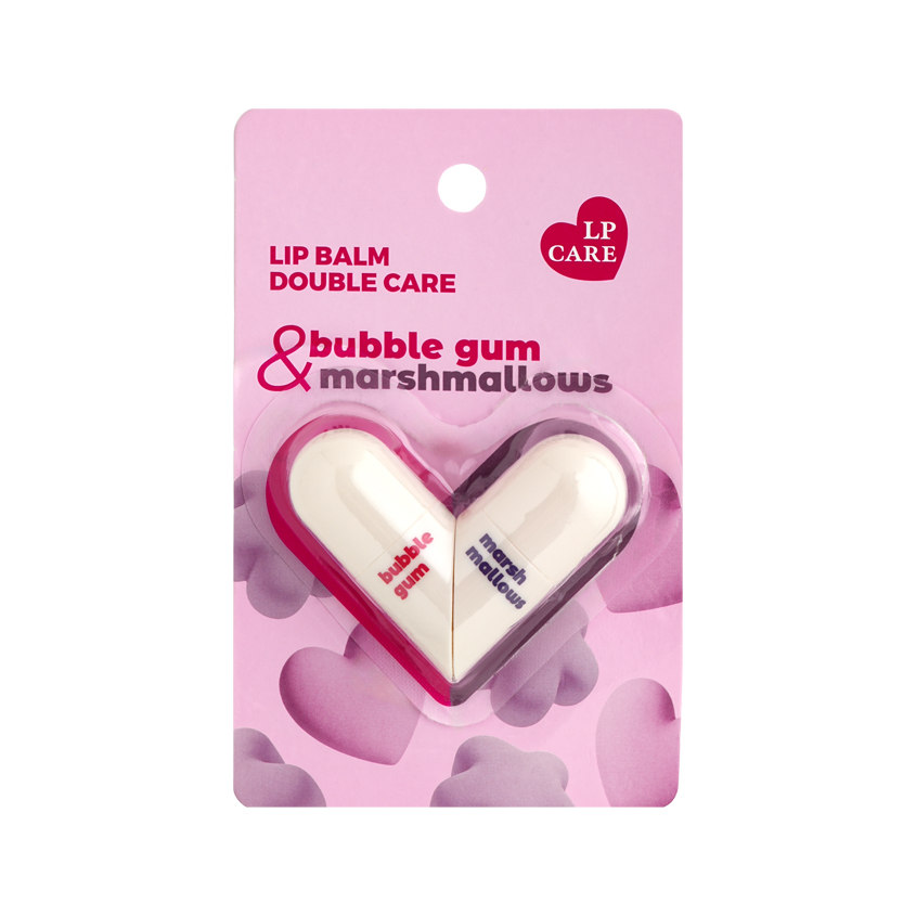 Бальзам для губ LP CARE DOUBLE CARE бабл гам и маршмеллоу 4,8 г