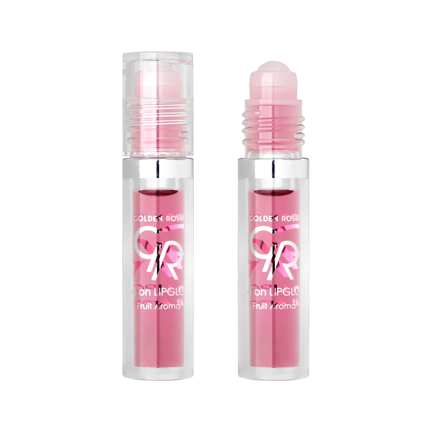 Блеск для губ `GOLDEN ROSE` ROLL-ON увлажняющий тон 01 Strawberry