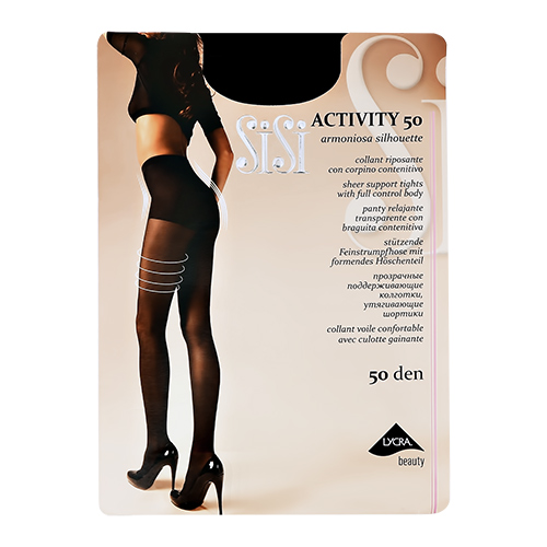 

Колготки женские SISI ACTIVITY 50 den Nero р-р 3