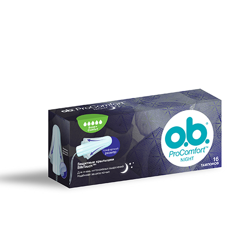 

Тампоны O.B. PRO COMFORT Super plus night 16 шт