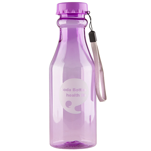

Бутылка для воды FUN прозрачная violet 550 мл