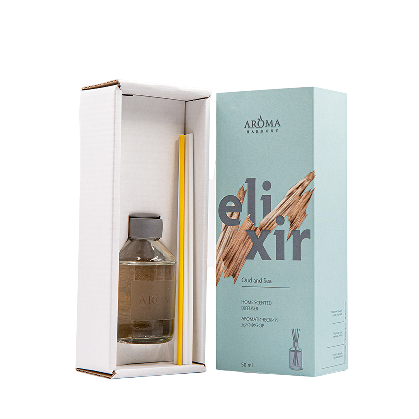 ELIXIR Интерьерные духи ELIXIR Oud and Sea 50 мл ароматический диффузор aroma harmony elixir sweet almond 50 мл