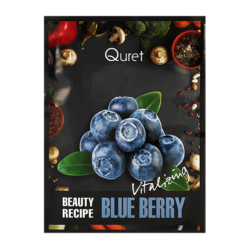

Маска для лица QURET BEAUTY RECIPE с экстрактом черники восстанавливающая 25 г